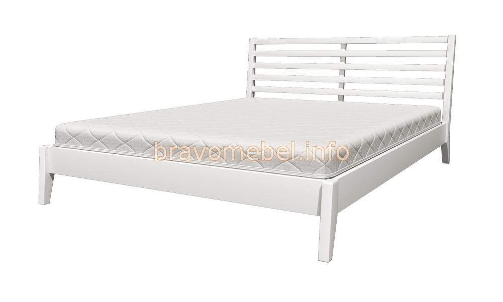Кровать грация 1 античный белый браво мебель