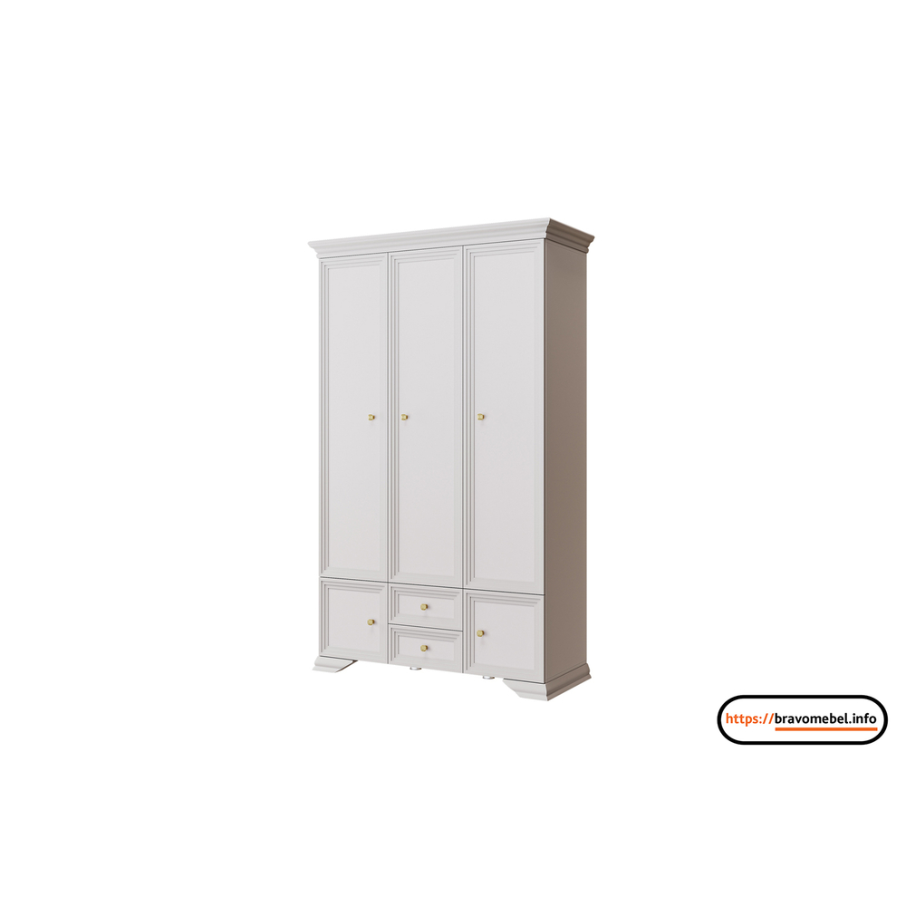 Шкаф 3-х дверный Орландо, без зеркала.